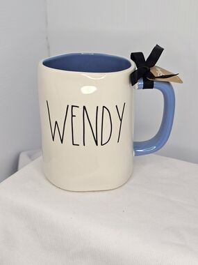 NWT Rae Dunn 'WENDY' Ceramic Coffee Mug